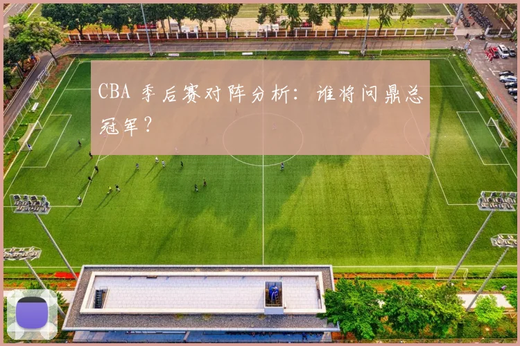 CBA 季后赛对阵分析:谁将问鼎总冠军?